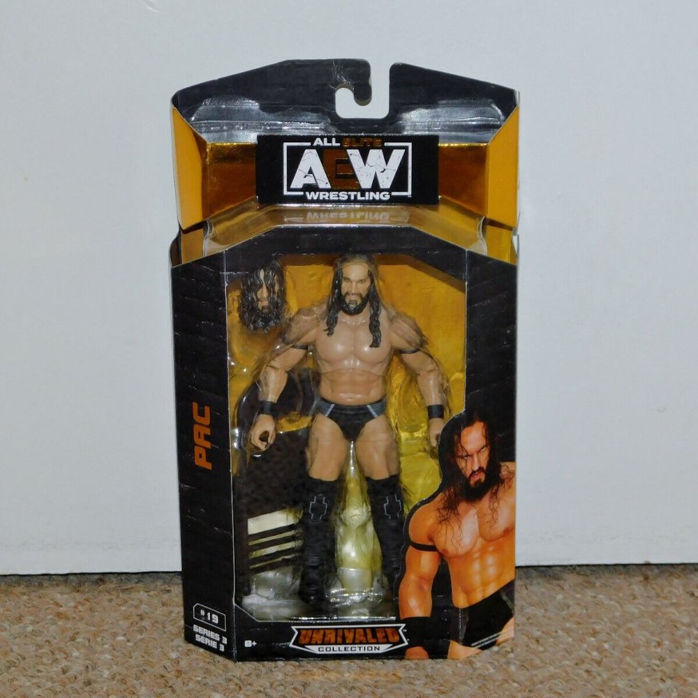 2021 Jazwares AEW Unrivaled Series 3 Pac Figure MIB Brand New Death Triangle